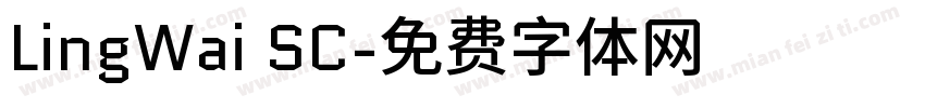 LingWai SC字体转换